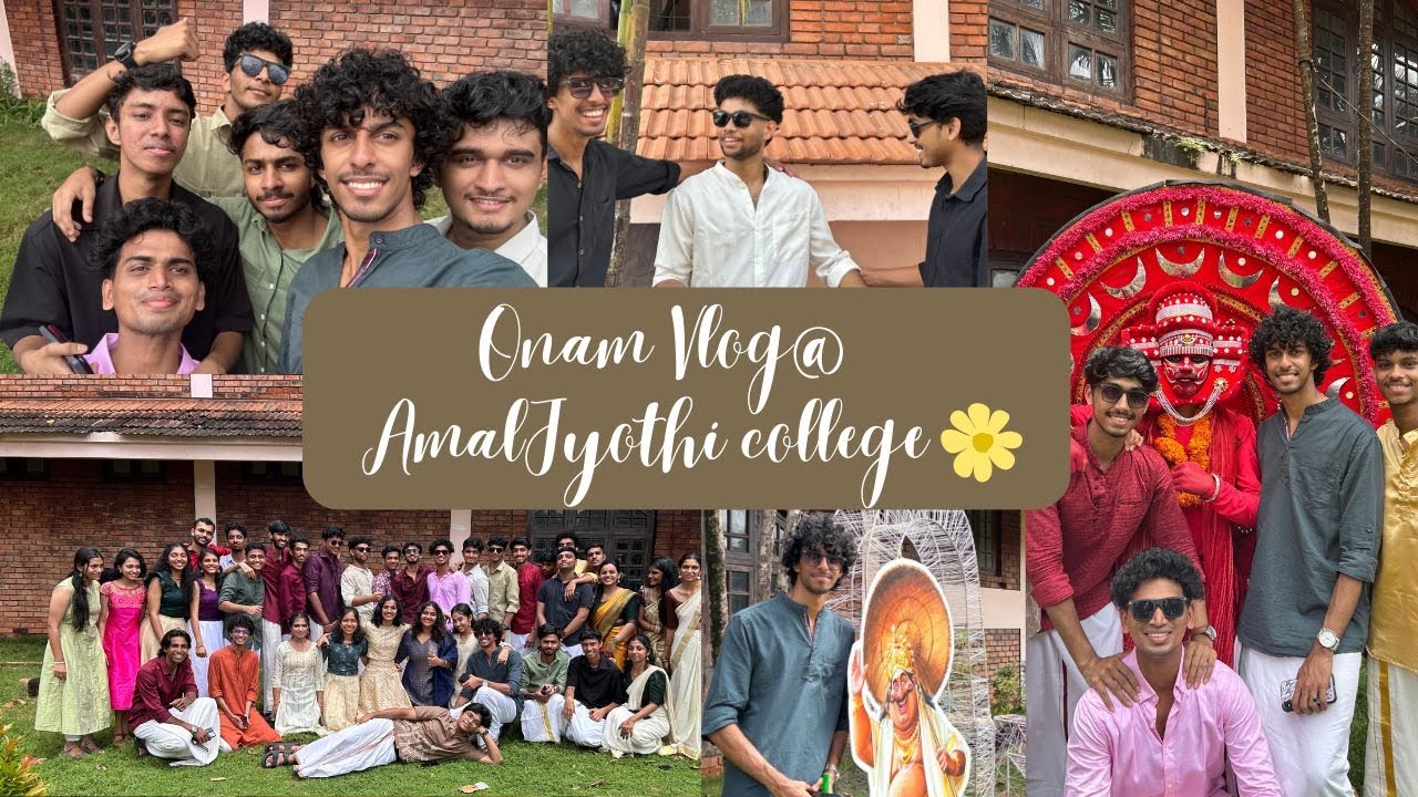 Onam Vlog 2025 @ AmalJyothi College of Engineering|Onam Celebration Vlog