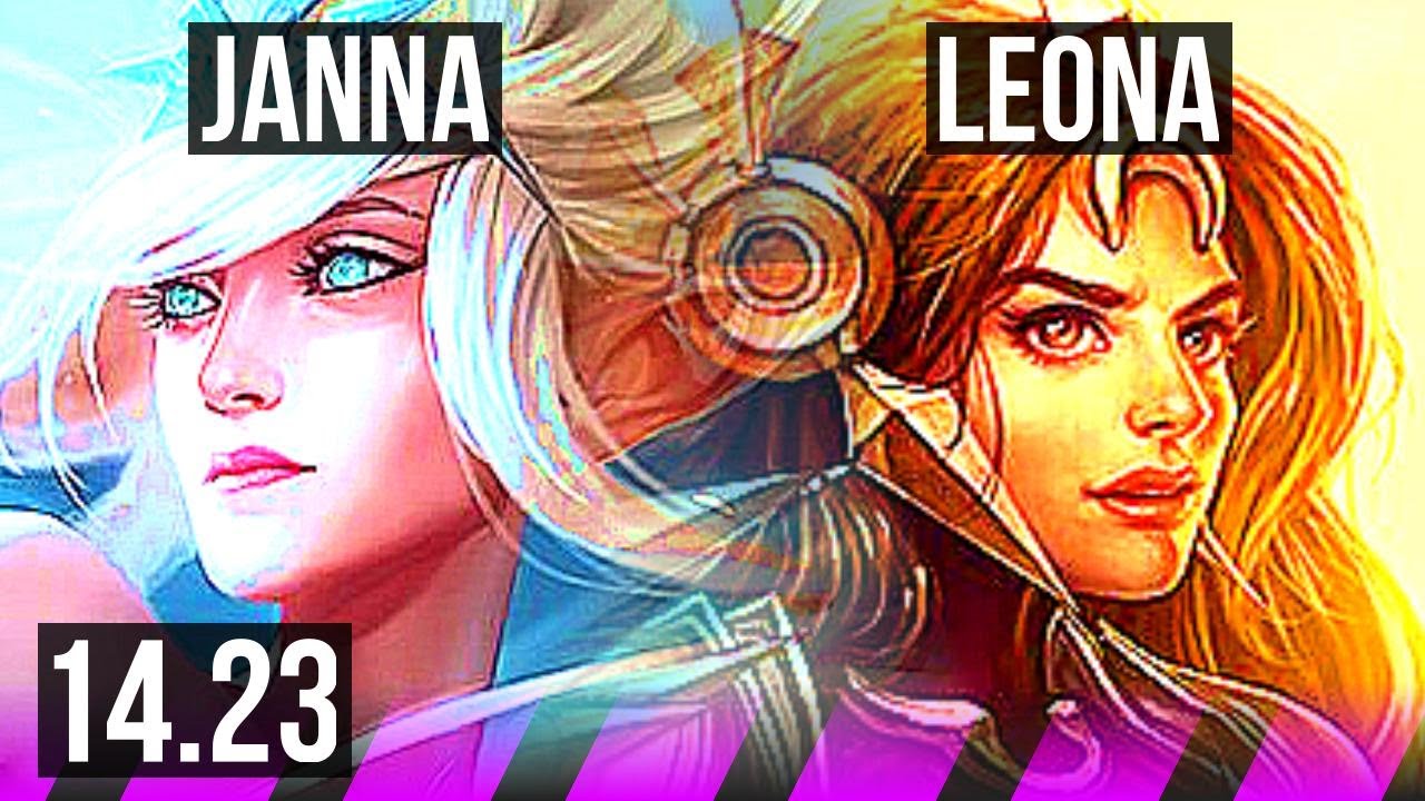 JANNA & Jinx vs LEONA & Smolder (SUP) | EUW Master | 14.23