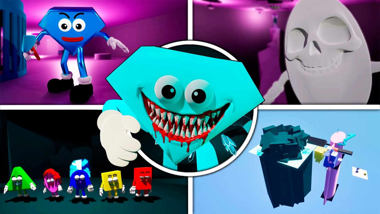 ❗️SAVE THE SHAPES❗️► Full Game + All Secrets Behind the Scenes (Mascot Horror)