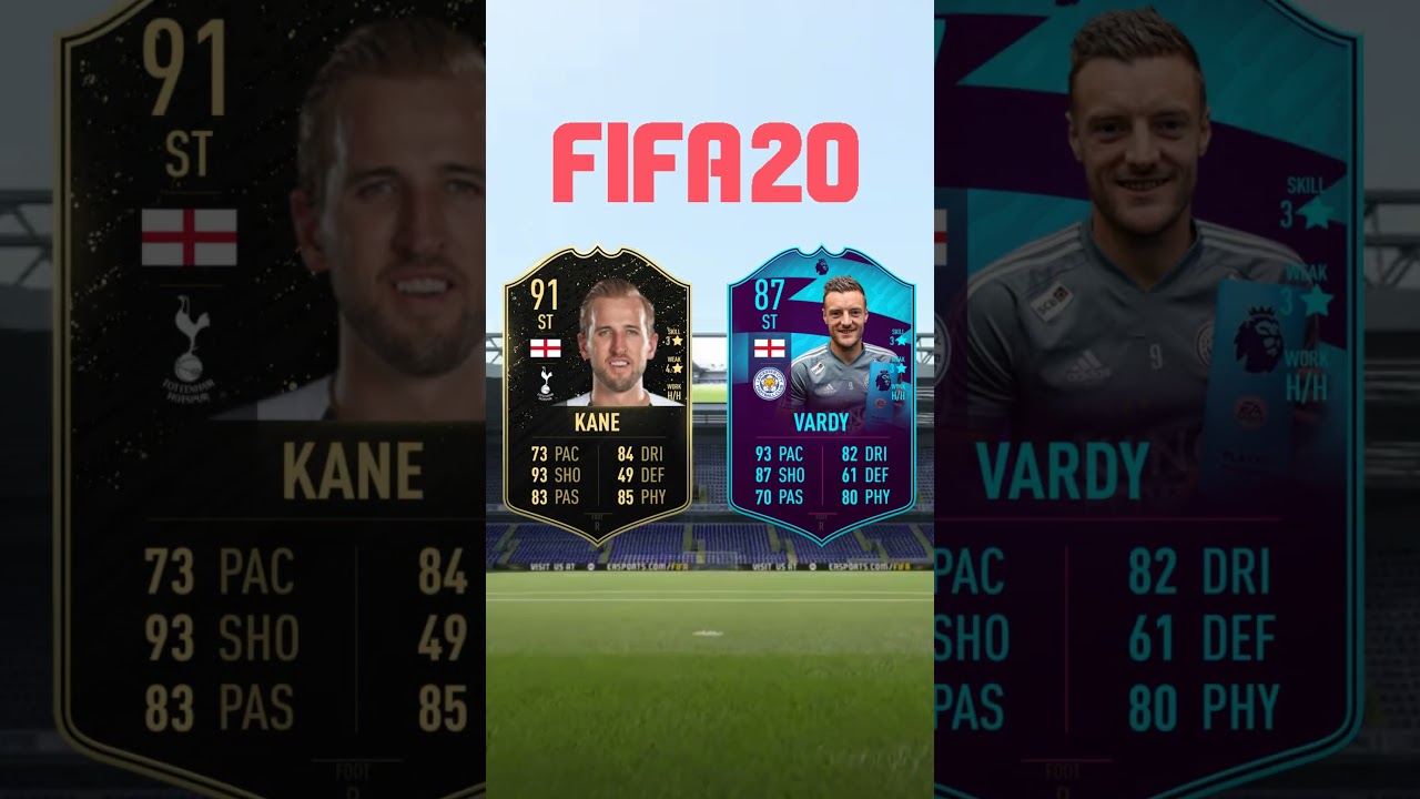 Kane vs Vardy Karty FIFA🤯#4 #football #edit #shorts  #footballedits #soccer #fifa