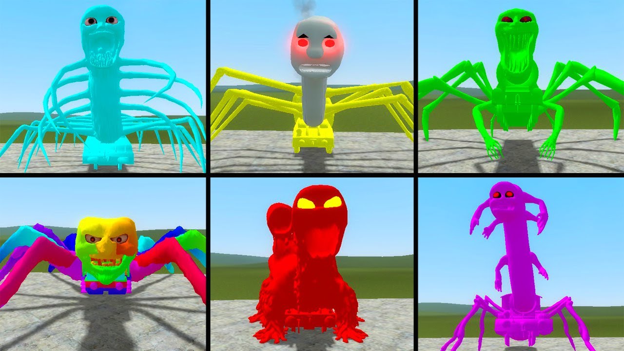 New All Color Cursed Thomas and Friends in Garry's Mod!!