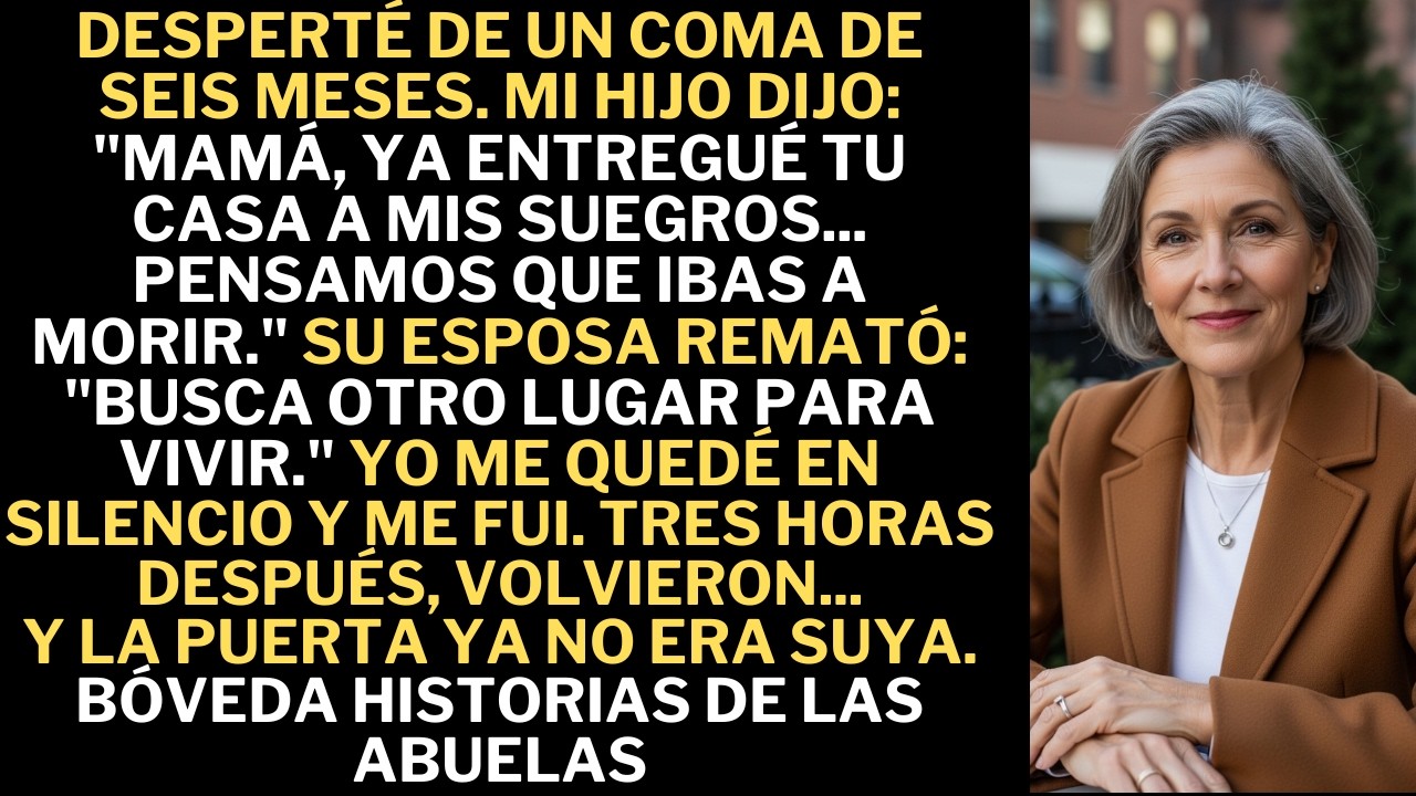 Mientras Luchaba por Mi Vida, Mi Hijo Dio Mi Casa a Sus Suegros… “Pensé Que Habías Muerto”
