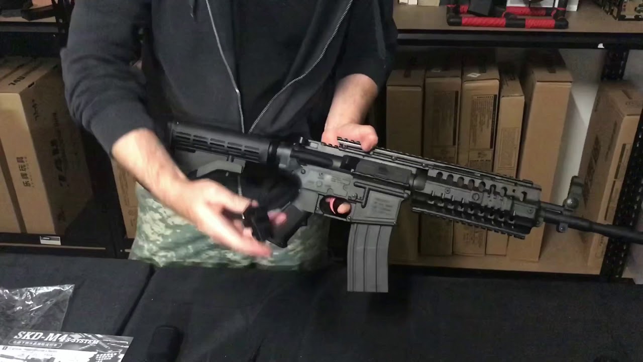 SKD M4 SS Toy Gel Blaster Unboxing