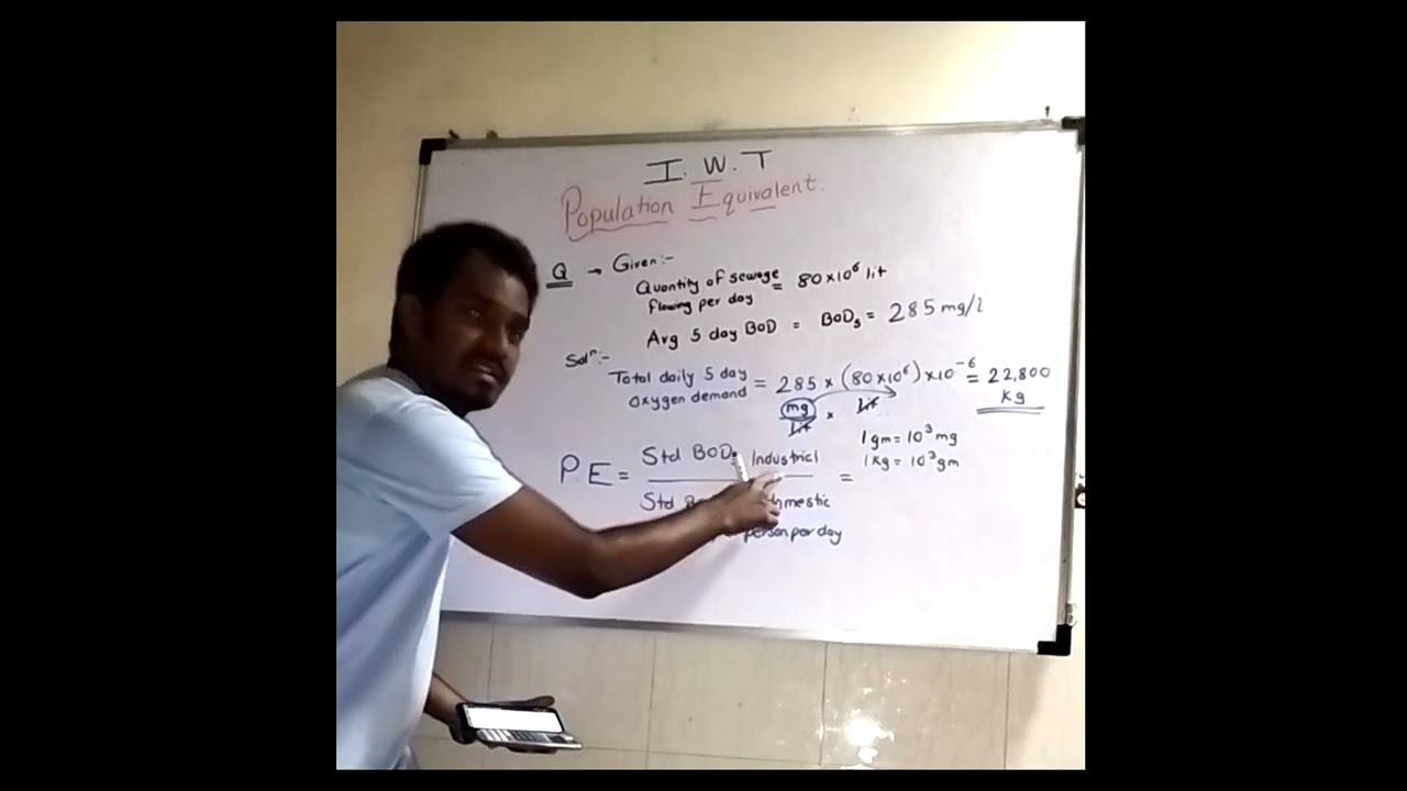 Population Equivalent Formula and based on formula there numbericals