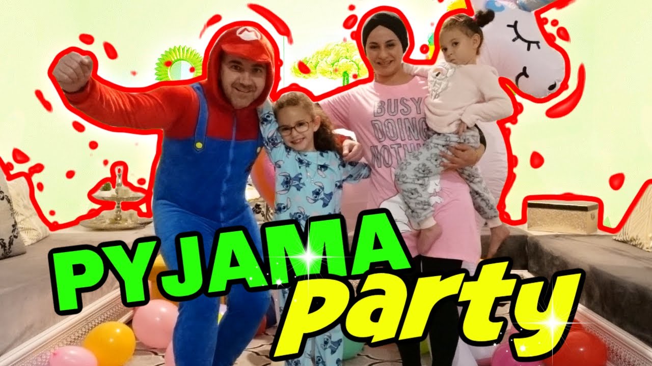 PYJAMA PARTY en FAMILLE un SAMEDI SOIR avec NOUS