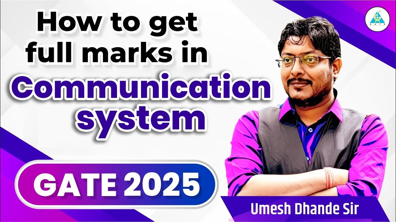 How to get full marks in Communications system GATE 2025 || #iitroorkee  #gate2025 #gate#2026
