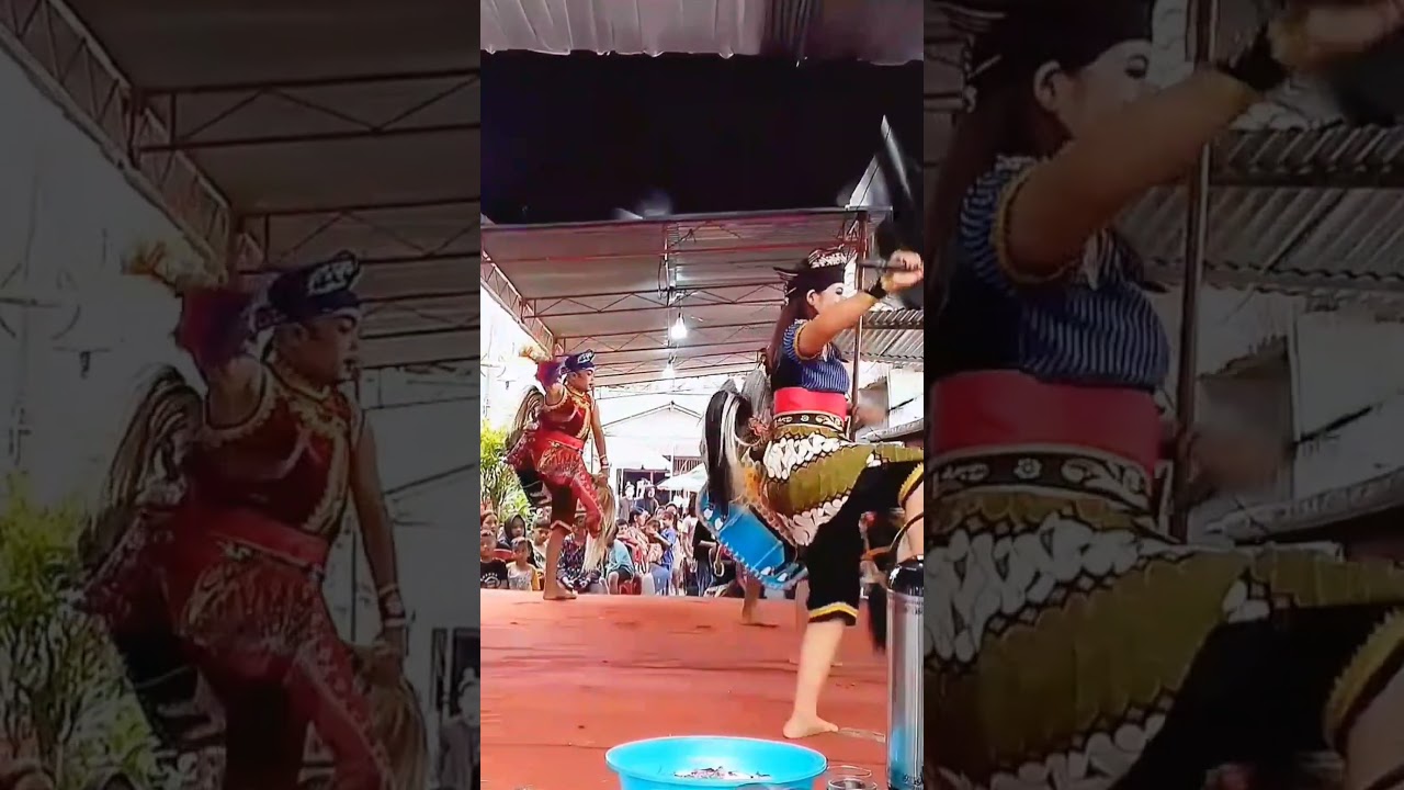 Tari tradisional Tombak part 2#shorts #tarikudalumping #taritradisionalindonesia #kesenianjawa #tari