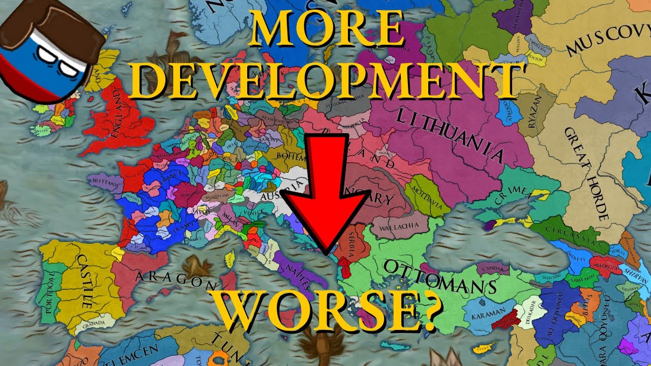 EU4 but Nations RISE & FALL - AI Only Timelapse