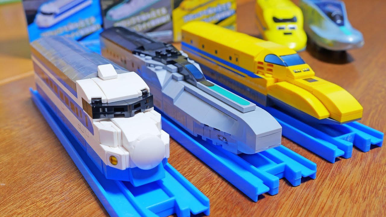 本格派のブロック新幹線？　BIKKU　ビルドトレイン　ドクターイエロー　ALFA-X（アルファエックス）　新幹線0系ひかり　LEGOにも使える？