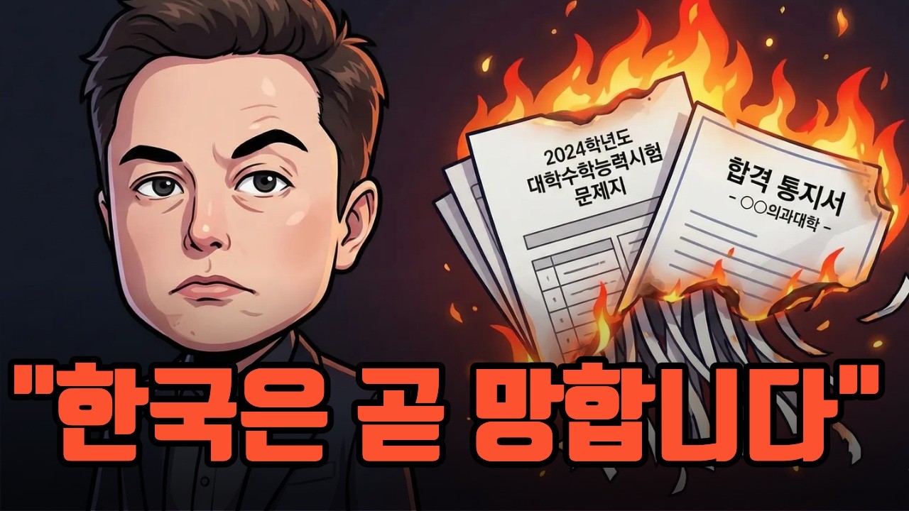 의대 가면 인생 끝? 일론 머스크가 한국인에게 던진 뼈아픈 경고