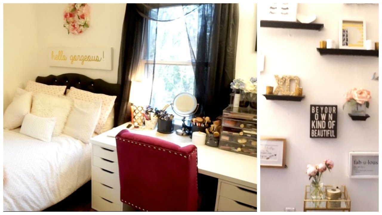 My Room Tour 2017⎪Small Room Inspo 💕