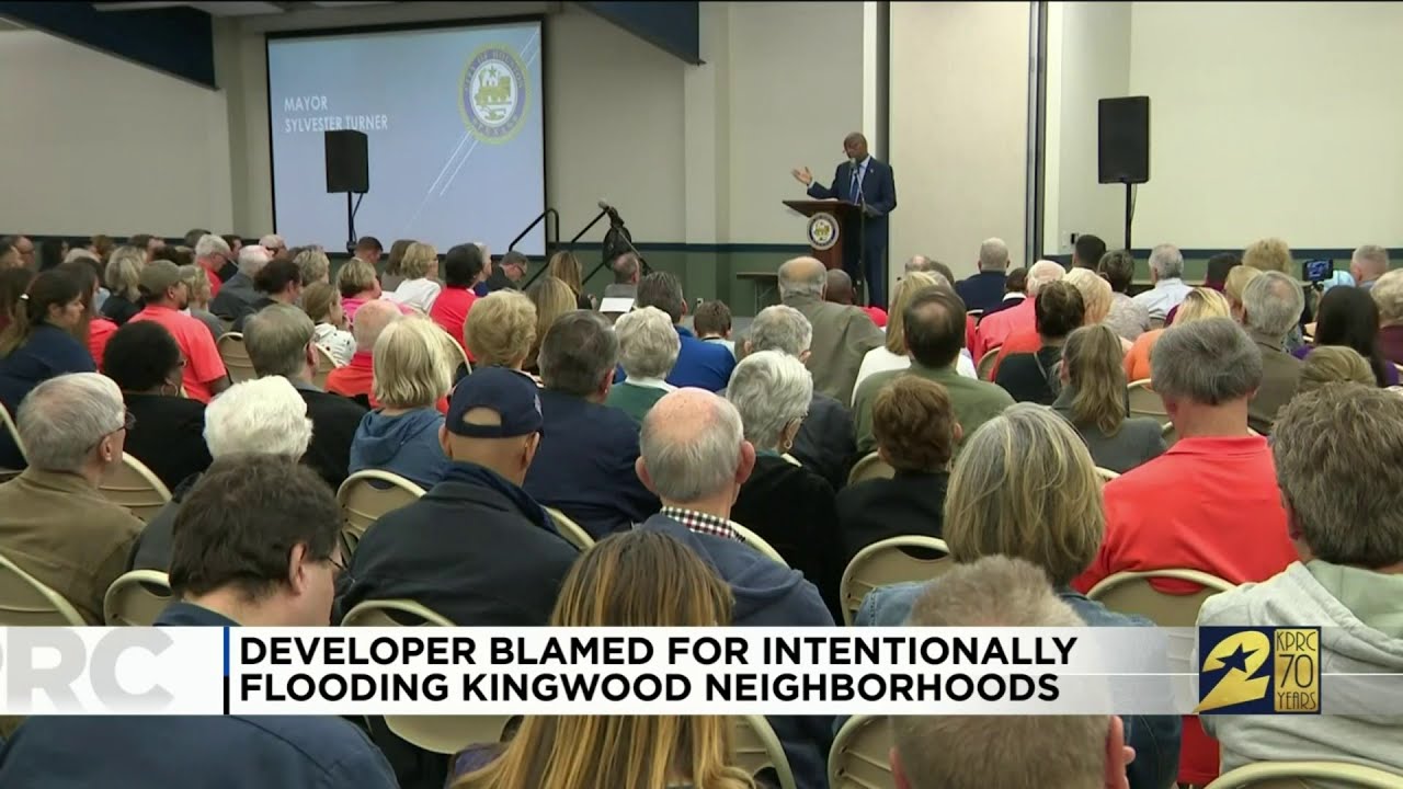 Developer blamed for intentionally flooding Kingwood neighborhoods