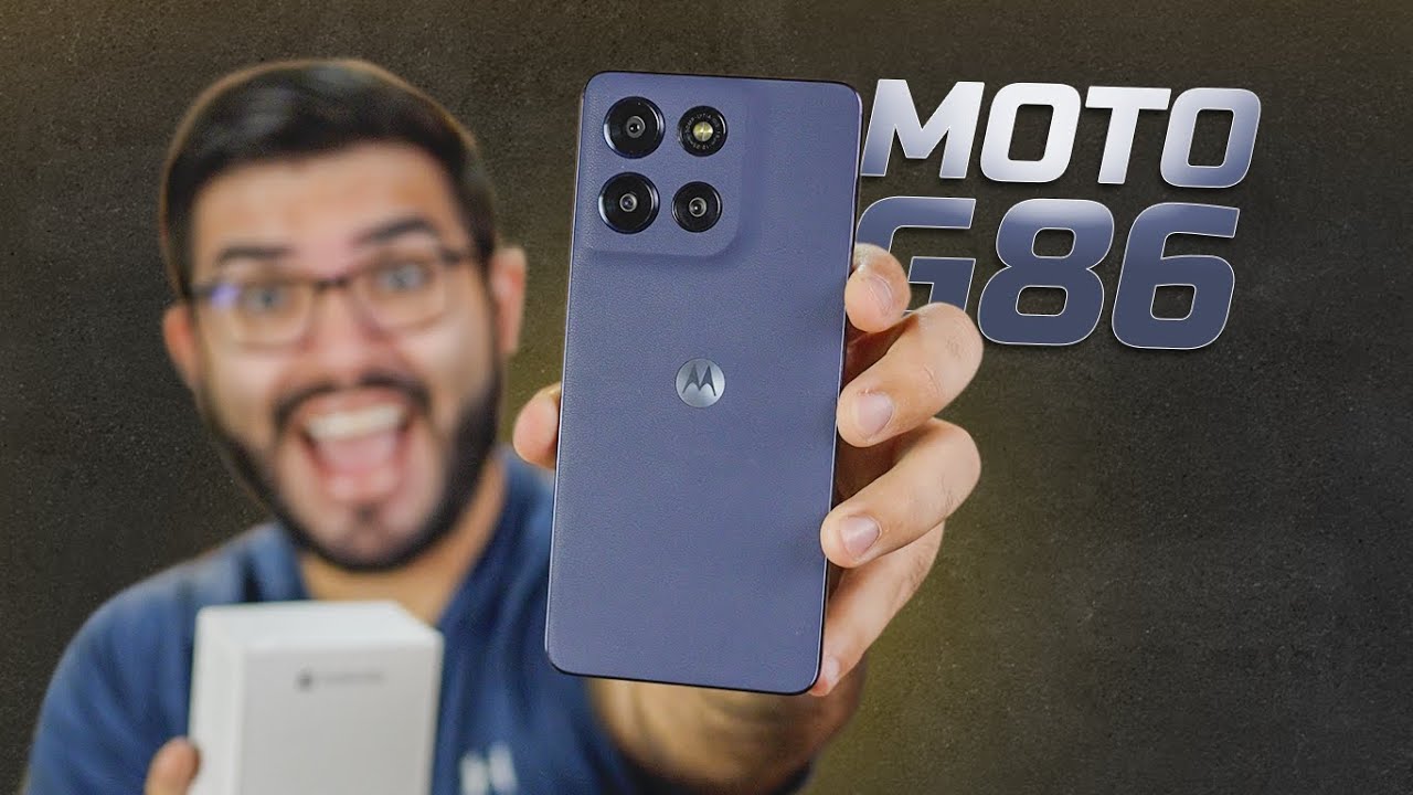 Melhor que Galaxy A56? Novo MOTO G86 está incrível com IP69, grava em 4k e ÓTIMO PREÇO