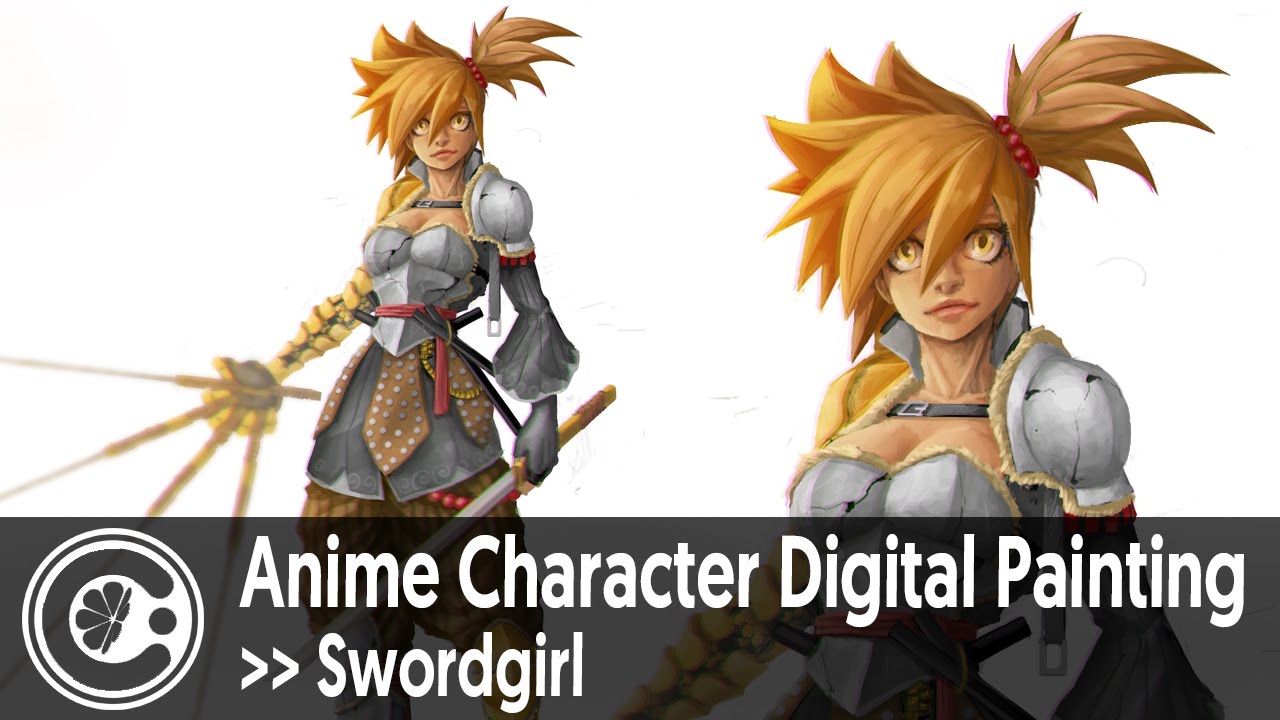 Anime Character Digital Painting
