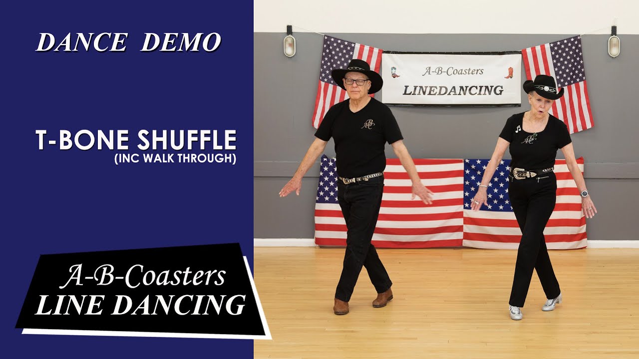 T-BONE SHUFFLE - Line Dance Demo & Walk Through
