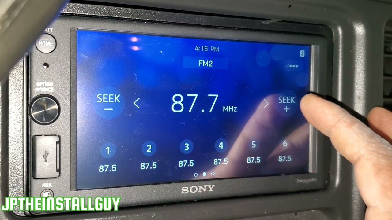 Sony xav ax1000 radio review