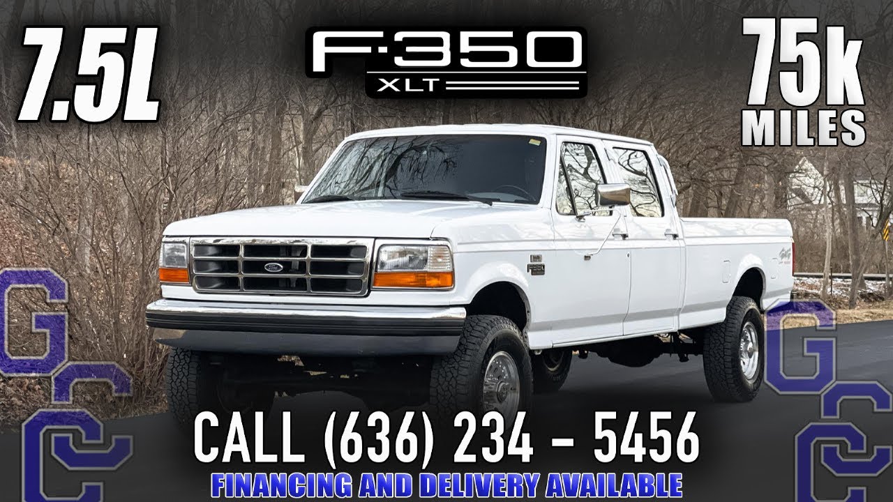 Продаётся двигатель Big Block OBS: Ford F-350 4x4 7.5L 1995 года с пробегом всего 75 тыс. миль