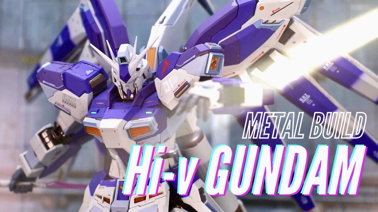 BANDAI METAL BUILD Hi-v Gundam review. ASMR