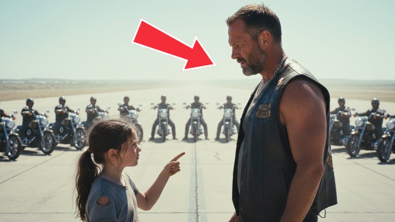 Kleines Mädchen stand vor 500 Bikern: „Einer ist mein Vater!