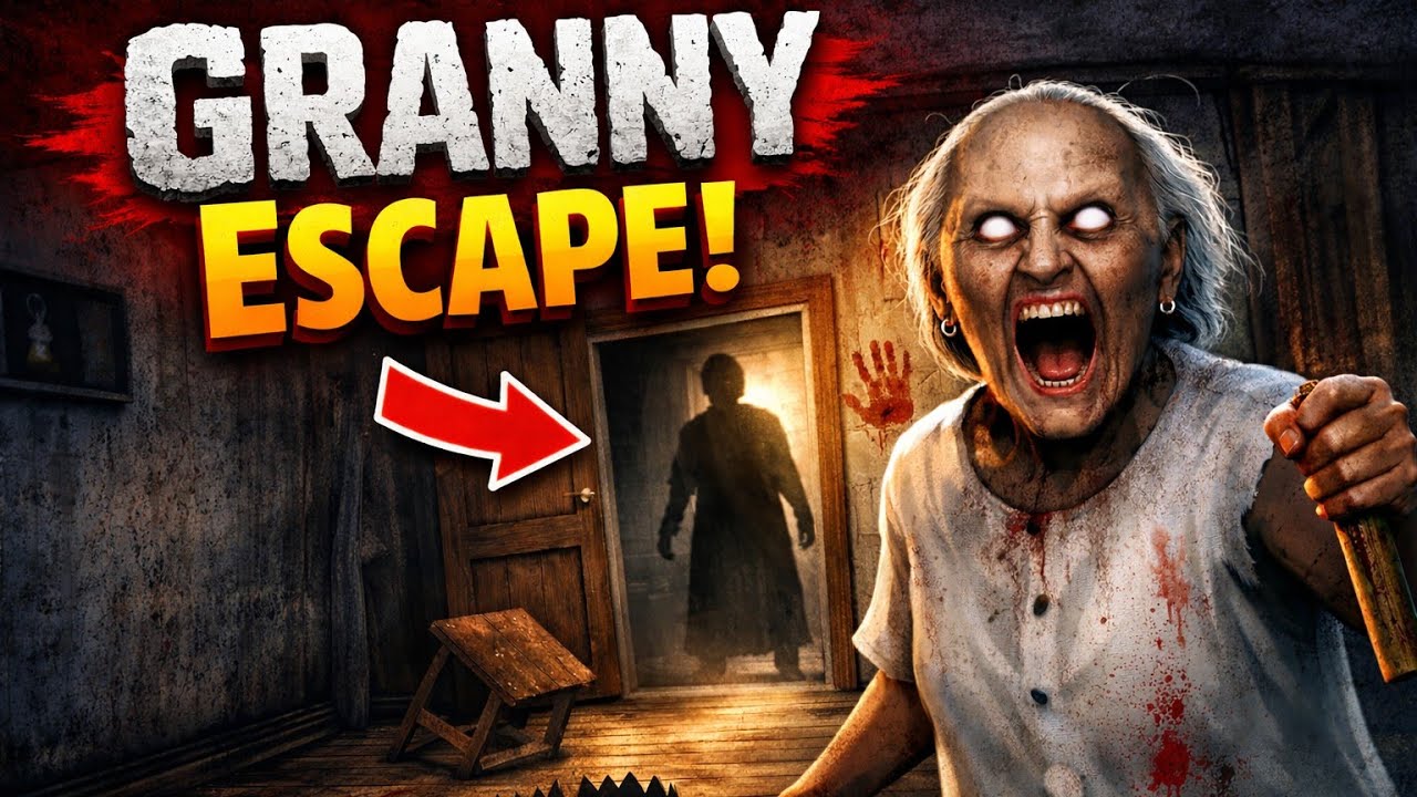 Granny Escape! 😱 Can I Escape Before She Catches Me? Part 01 #granny 