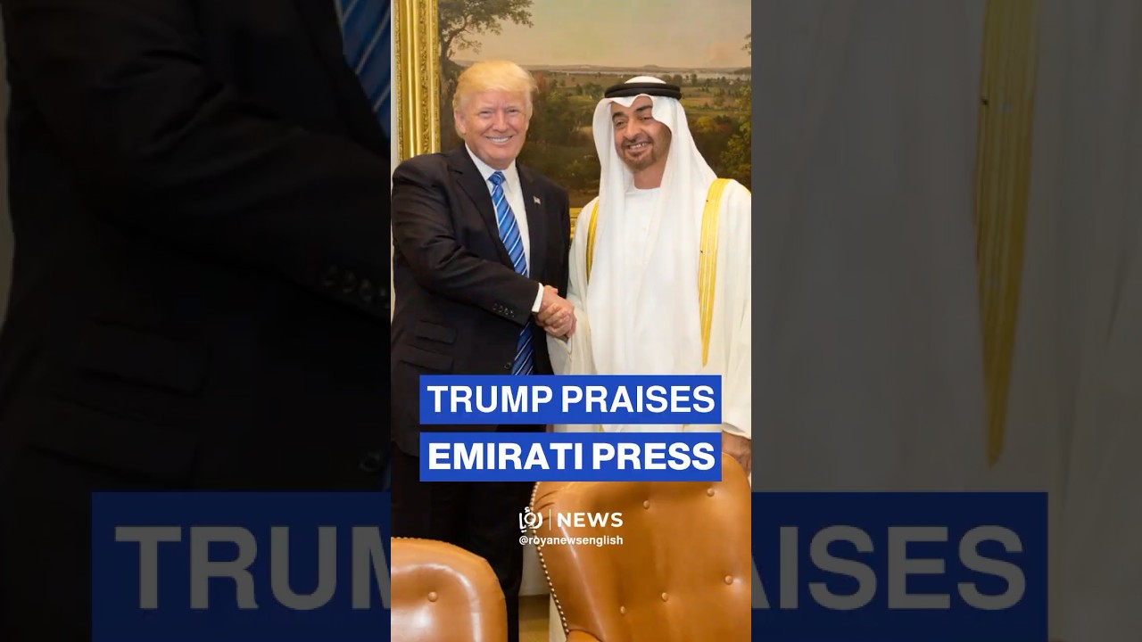 Trump praises UAE journalist's etiquette, rails against domestic press