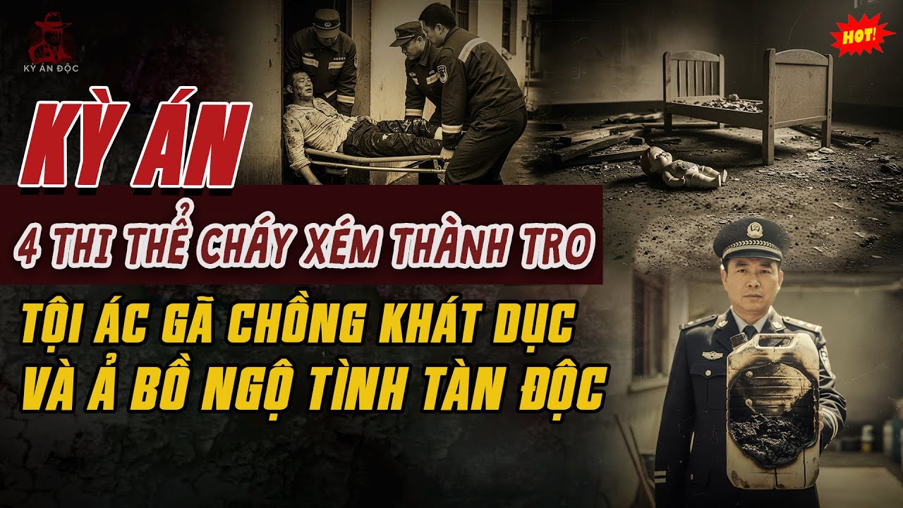 🚨Kỳ Án Trung Quốc Mới: 4 THI THỂ CHÁY XÉM THÀNH TRO Tội Ác Gã Chồng Khát Dục Và Ả Bồ Ngộ Tình
