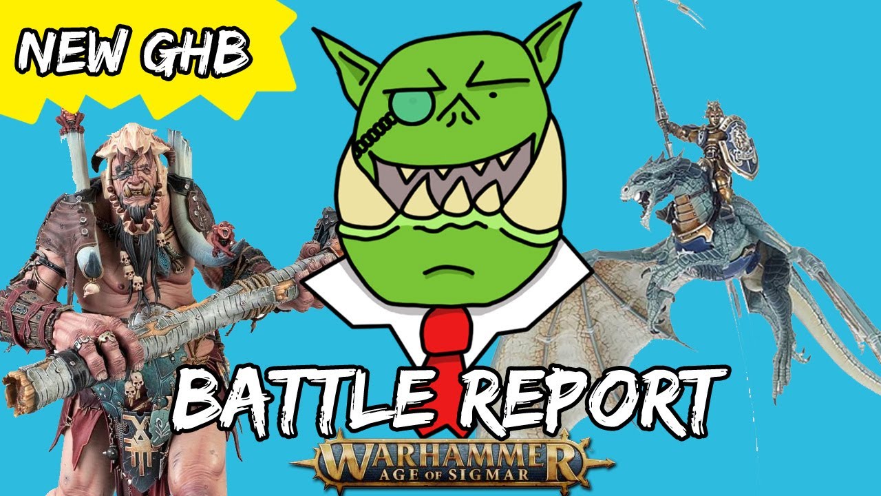NEW GHB! Stormcast Dragons VS Sons of Behemat - Age of Sigmar LEARNER Battle Report