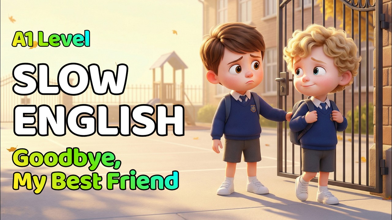 Goodbye, My Best Friend | English Listening Practice for Start Learning English (A1 - A2 Level)