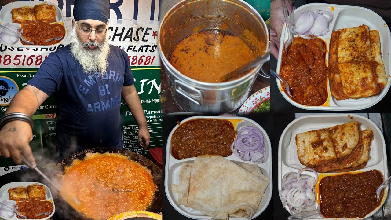 Sardarji Ka Tawa Keema Kabab, Soya Chaap, Nutri kulcha & More || Delhi Street Food