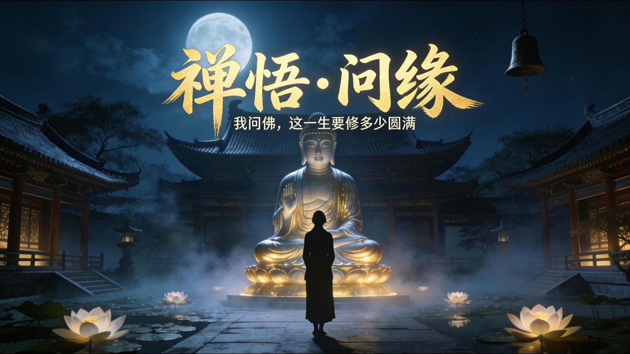 《禅悟·問緣》｜我問佛，這一生要修多少圓滿｜唯美禪心佛曲