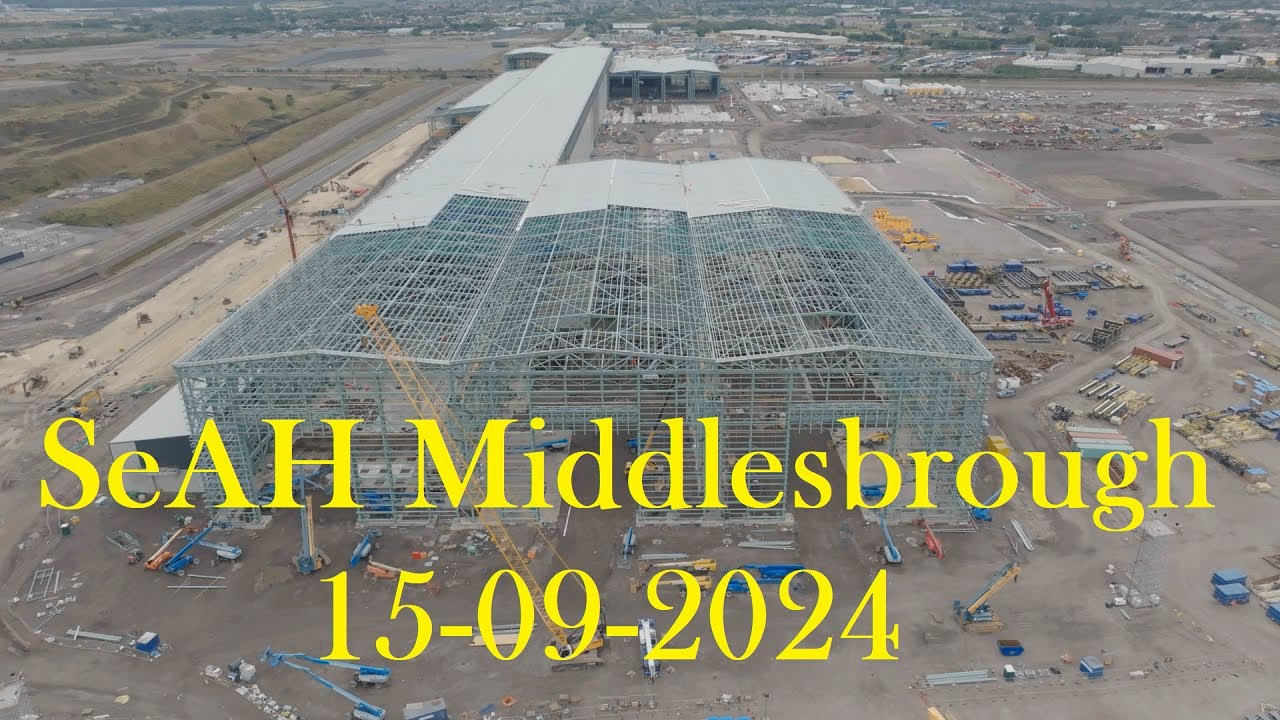 SeAH Wind Construction Middlesbrough. 15th September 2024