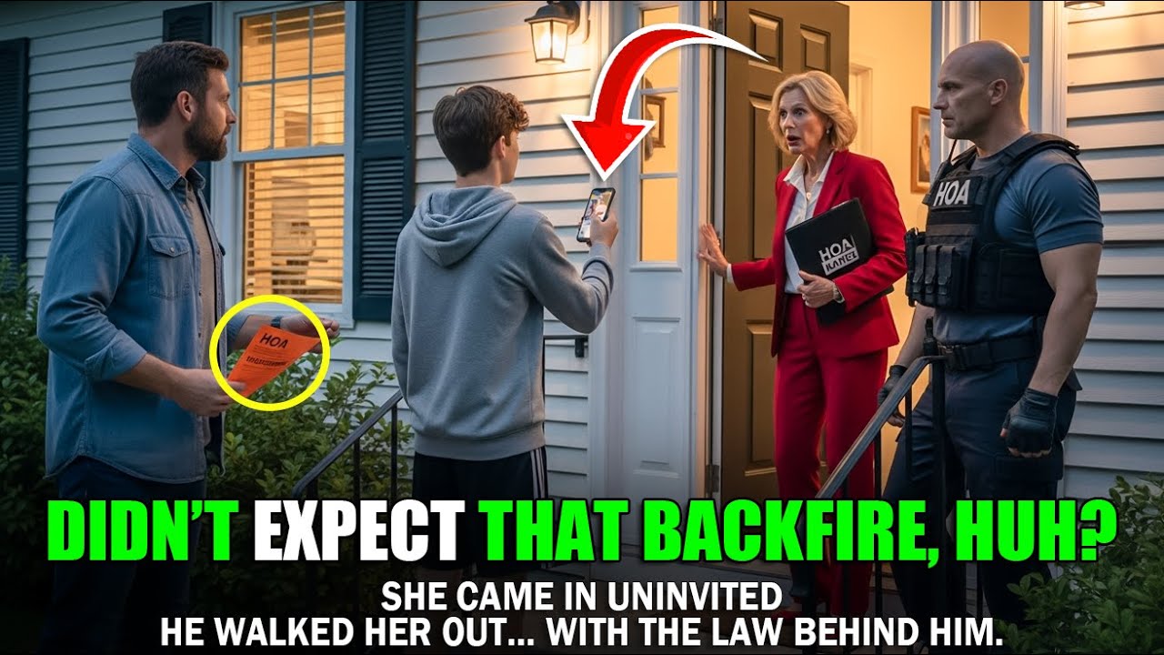 HOA Karen Used Her Master Key to Open My Door - Then My Son Confronted Her Like a Pro