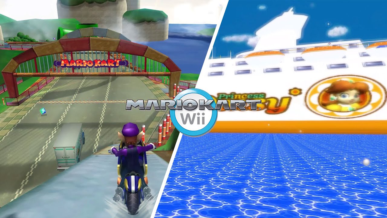MARIO KART WII but it's MARIO KART DOUBLE DASH!! | Flower Cup | Custom Tracks | 4k60