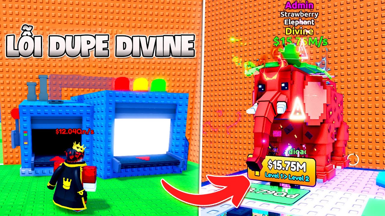 LỖI DUPE VOI DÂU DIVINE | KHUNG TRADE MỚI Escape Tsunami For Brainrots | Xuyen Roblox Gaming
