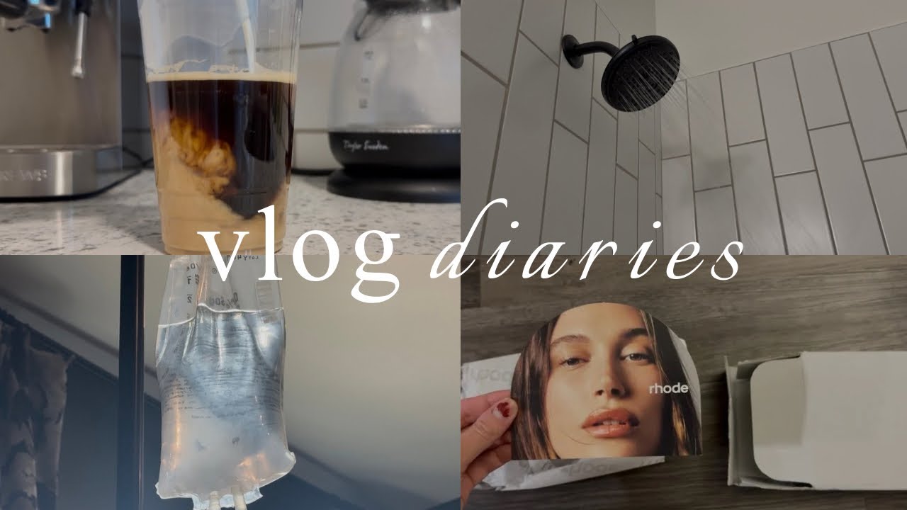 iv drip therapy | rhode skin | health & beauty vlog
