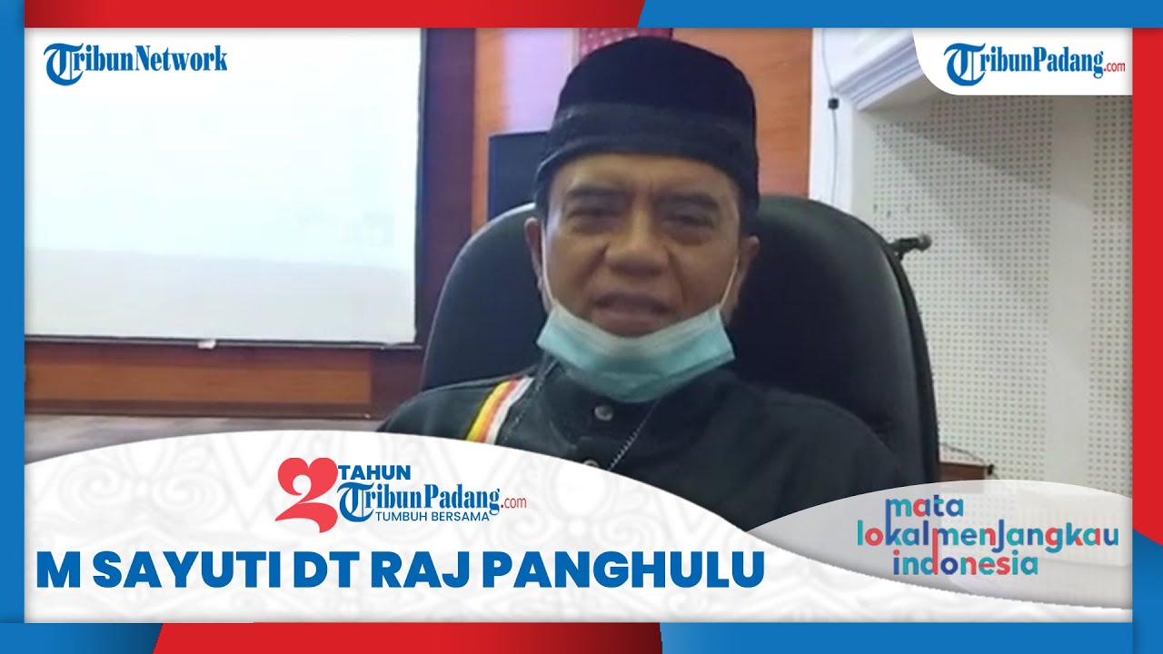 Ketua LKAAM Sumbar, M Sayuti Dt Rajo Panghulu: TribunPadang Menjadi Corong Menyampaikan Aspirasi
