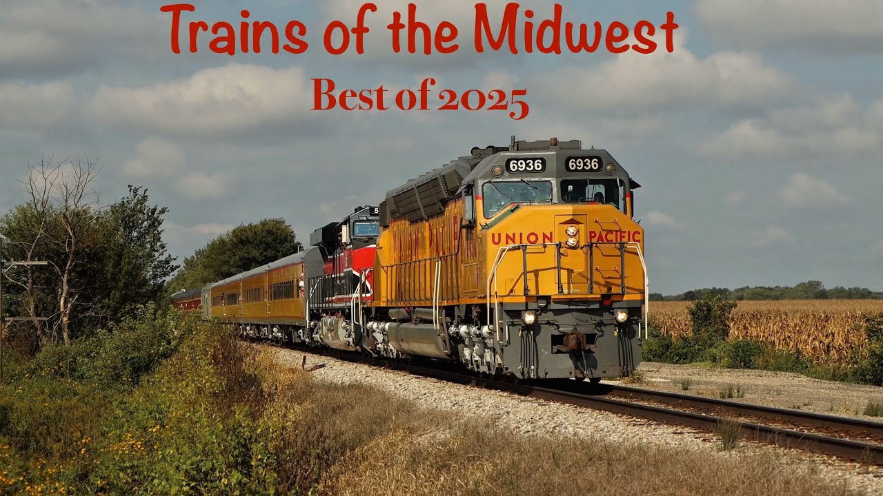 [Happy New Year 🎊] Trains of The Midwest best of 2025 compilation 