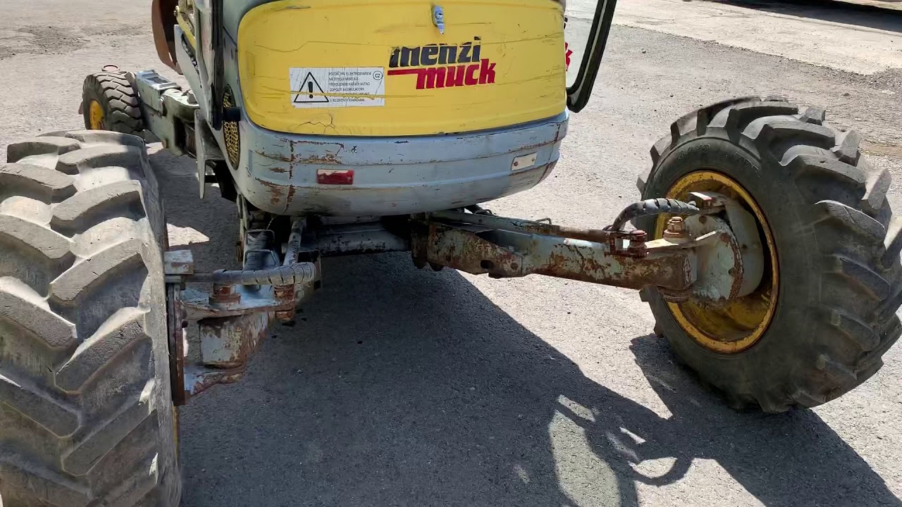 2.3t MenziMuck A21 Mobil (1997) rypadlo excavator koparka bagger pavouk kráčivka
