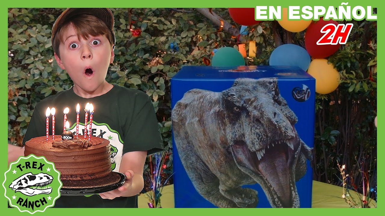 Es el cumpleaños de LB | Videos de dinosaurios y juguetes para niños