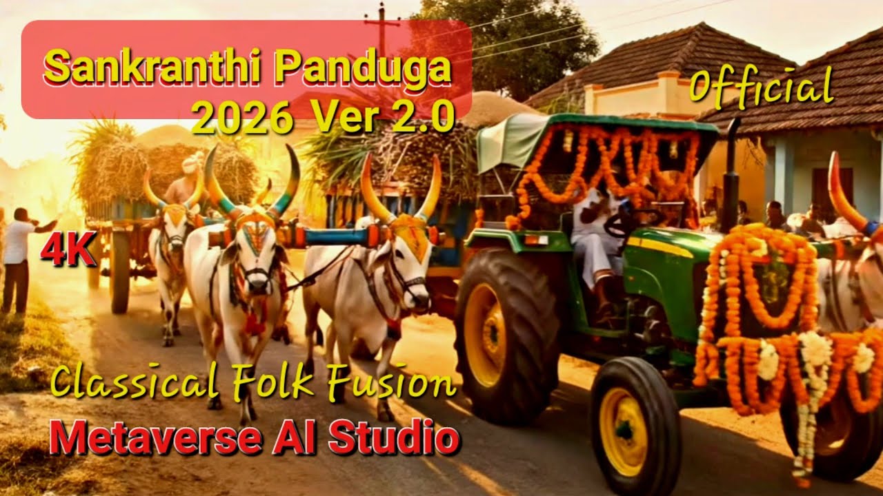 Sankranthi Panduga Ver 2.0@MetaverseAIStudio #sankranthi #telugu #song 