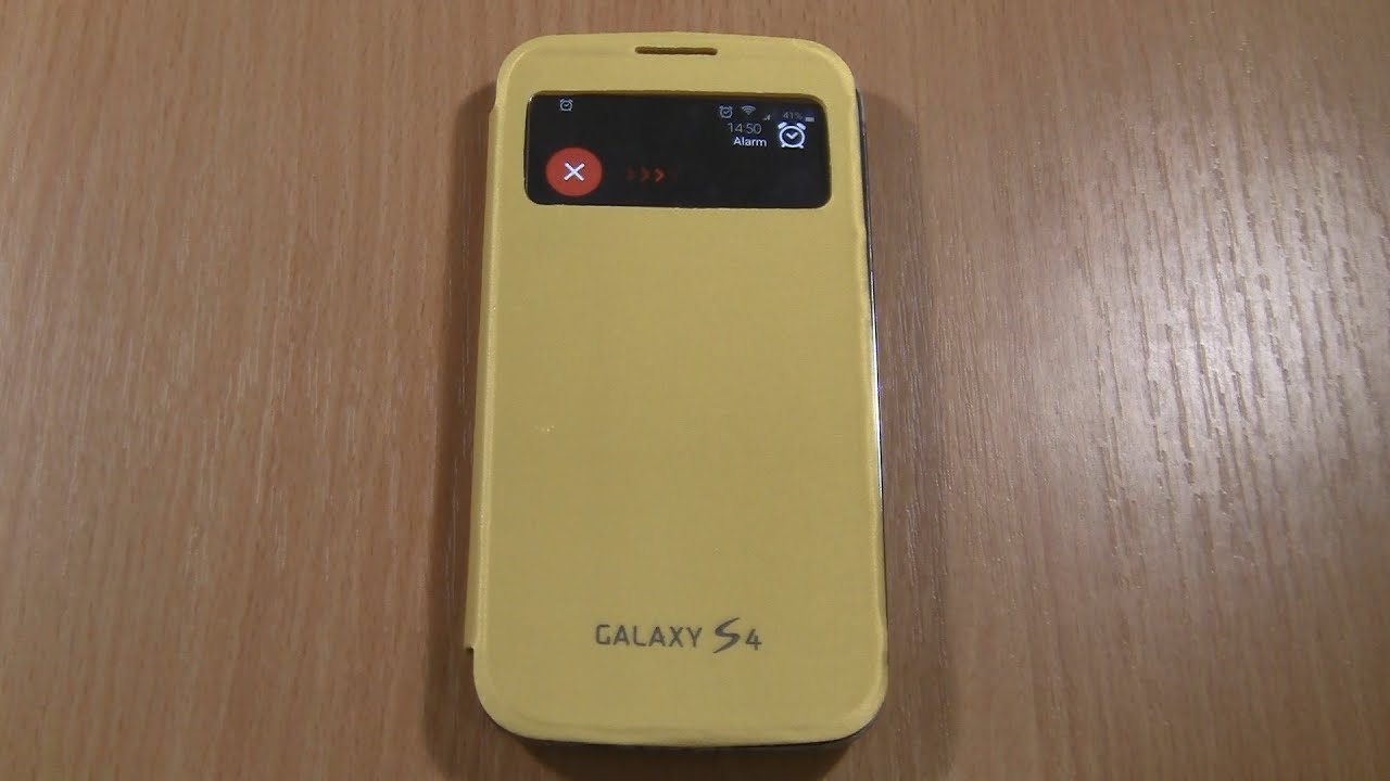 Alarm Clock Sound & Vibration  Samsung S4  with flip S View cover case