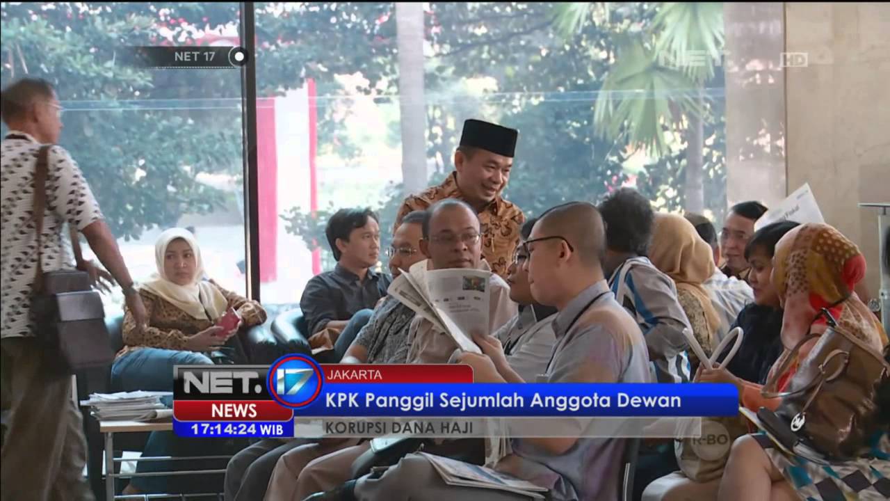 KPK panggil sejumlah anggota dewan komisi delapan untuk telusuri jejak korupsi dana haji - NET17