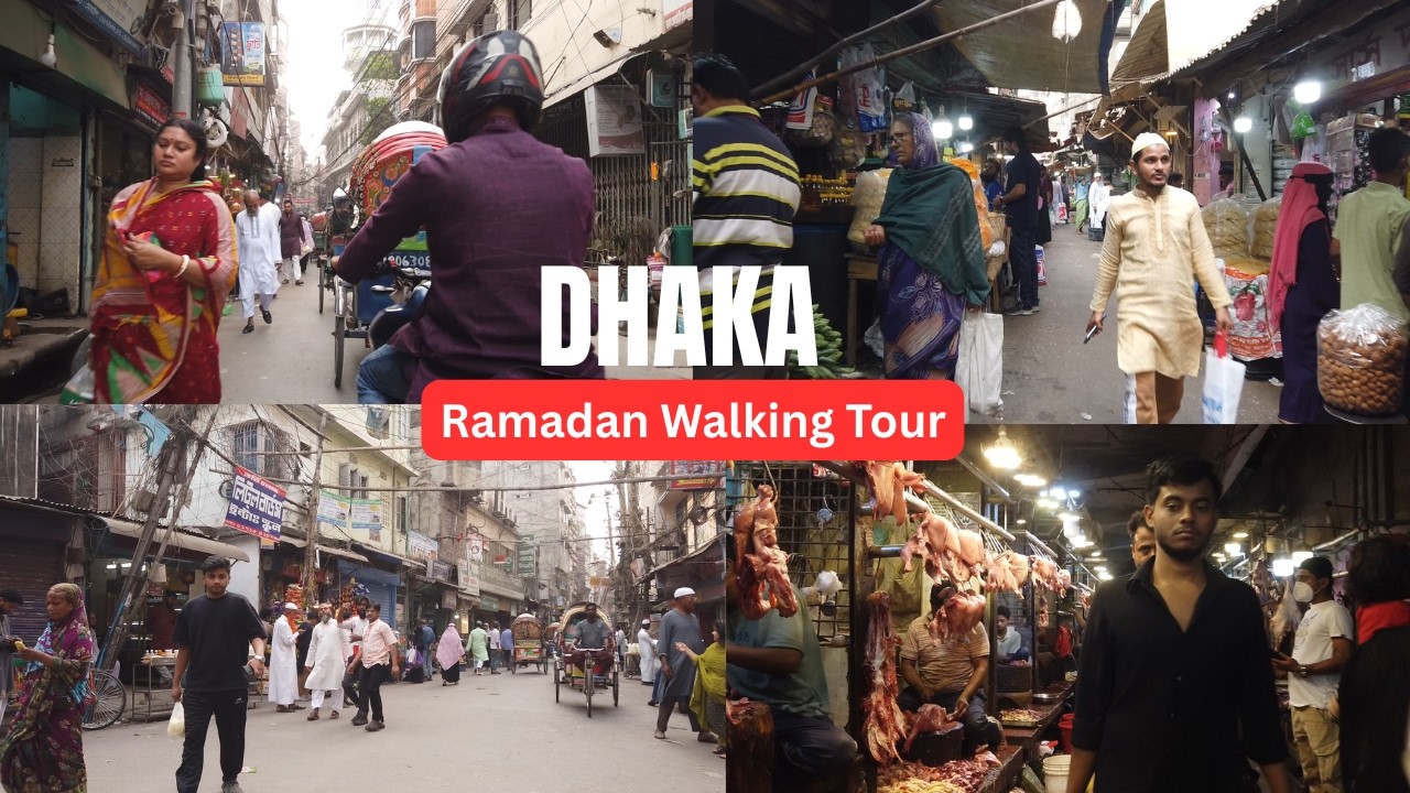 Dhaka Nowabganj Road And Bazar Walking At Evening In Ramadan Time Bangladesh Walking Tour In Ramadan