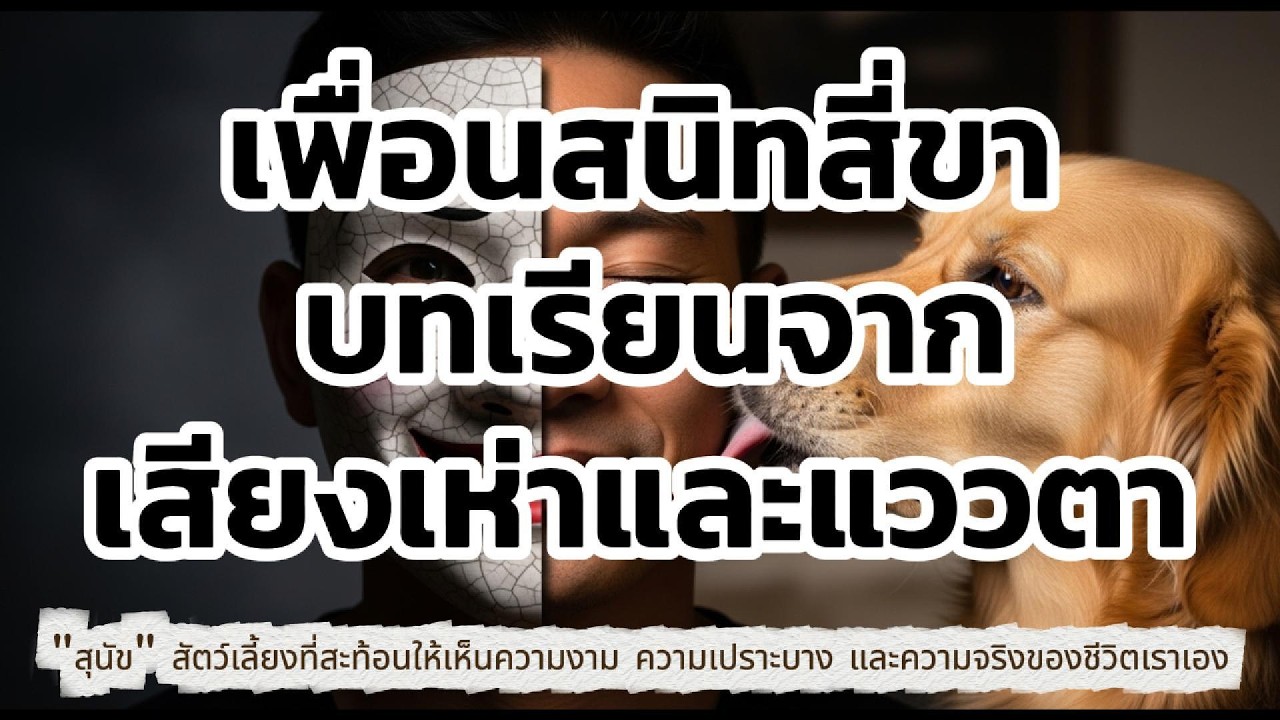 นั่งคุยกับตัวเอง : บทเรียนจากหมา เพื่อนสี่ขา ที่สอนเราโดยไม่รู้ตัว