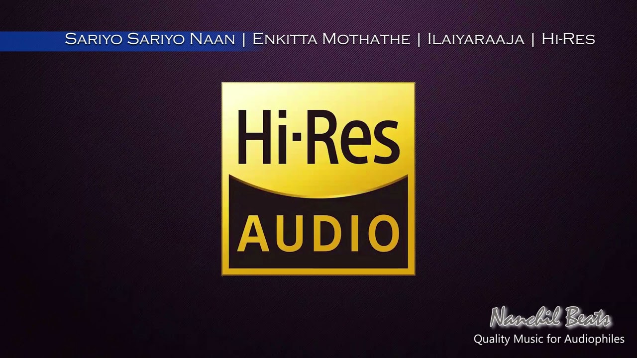 Sariyo Sariyo Naan | Enkitta Mothathe | Ilaiyaraaja | Malaysia Vasudevan & S.Janaki | Hi-Res Audio