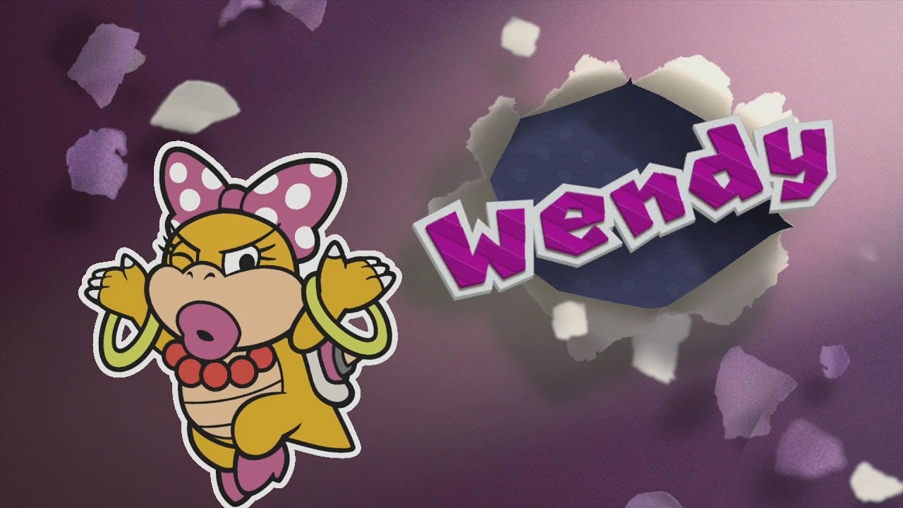 Paper Mario: Color Splash (Wii U) - 100% Walkthrough Part 21 - Fortune Island + Wendy Boss Fight