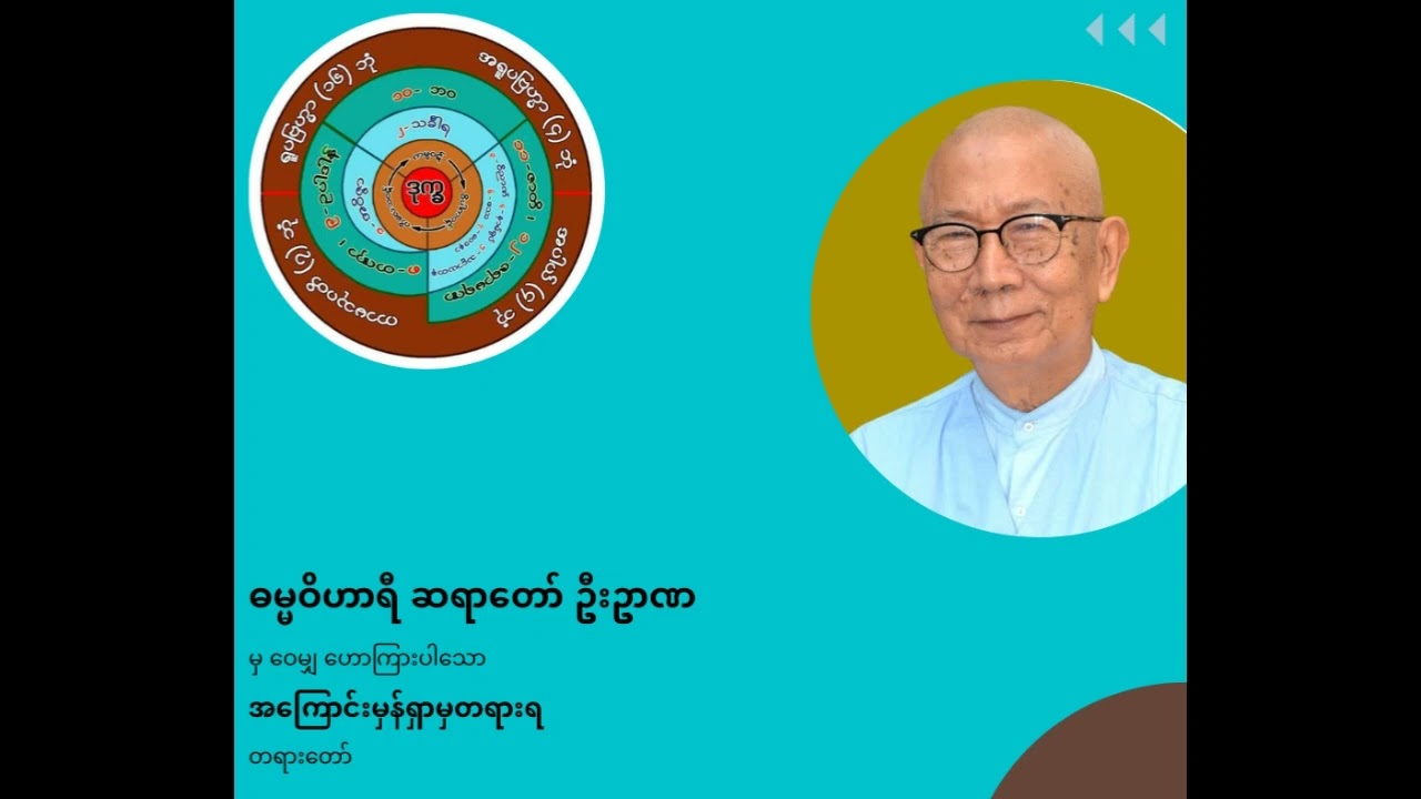 ဓမ္မဝိဟာရီဆရာတော်ဦးဥာဏ - အကြောင်းမှန်ရှာမှတရားရ