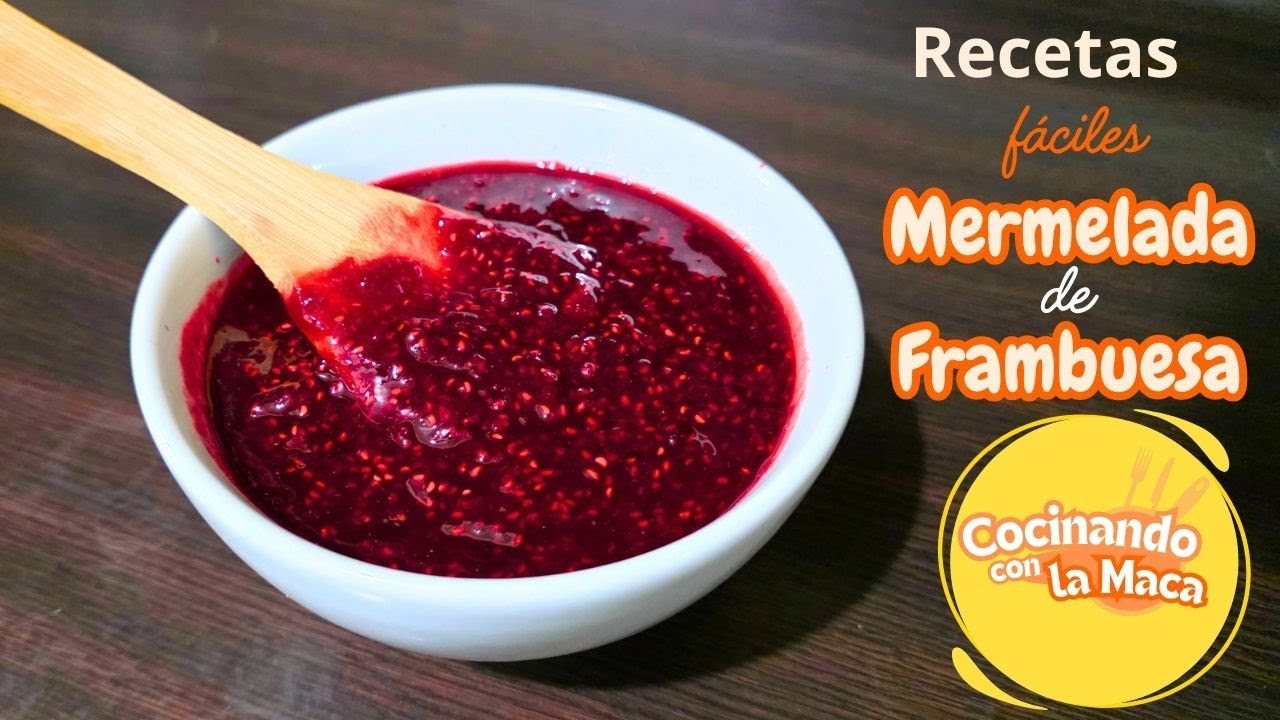 Receta mermelada de FRAMBUESA//