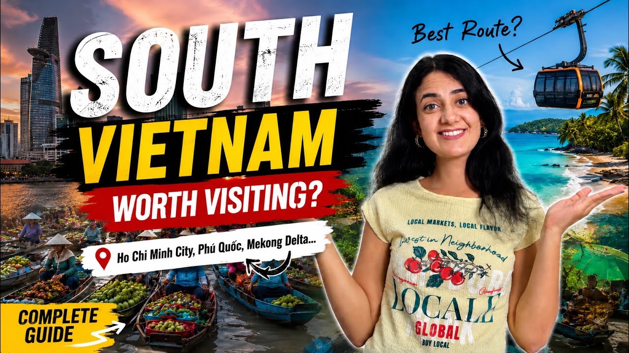 South Vietnam Complete Travel Guide 2026 🇻🇳 | Ho Chi Minh City, Ph&uacute; Quốc & Mekong Delta