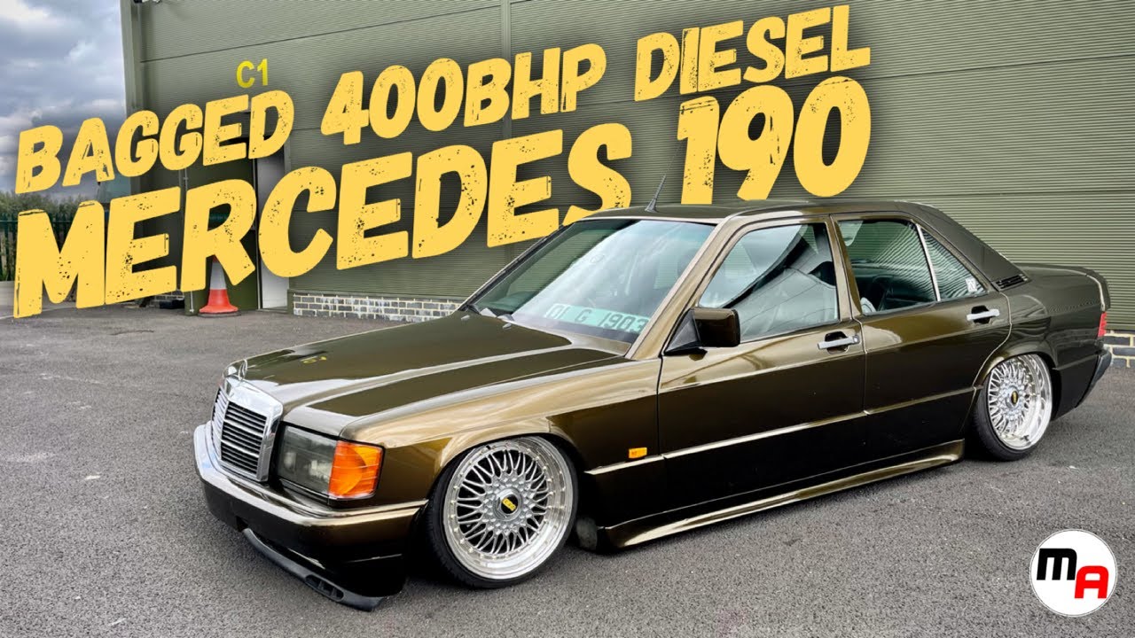 MERCEDES 190D с дизельным двигателем мощностью 400 л.с. — Стю и Оуэн управляют этим огромным клас...